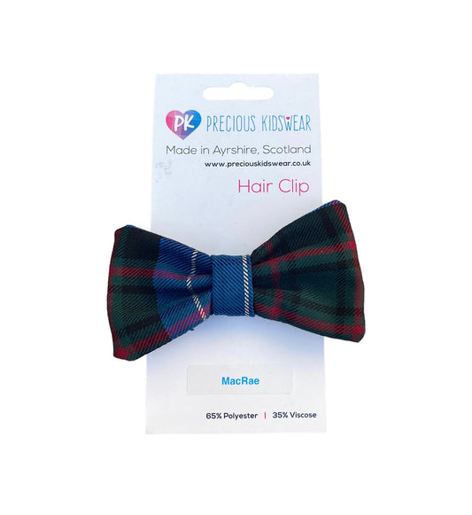 MacRae Tartan Hair Bow