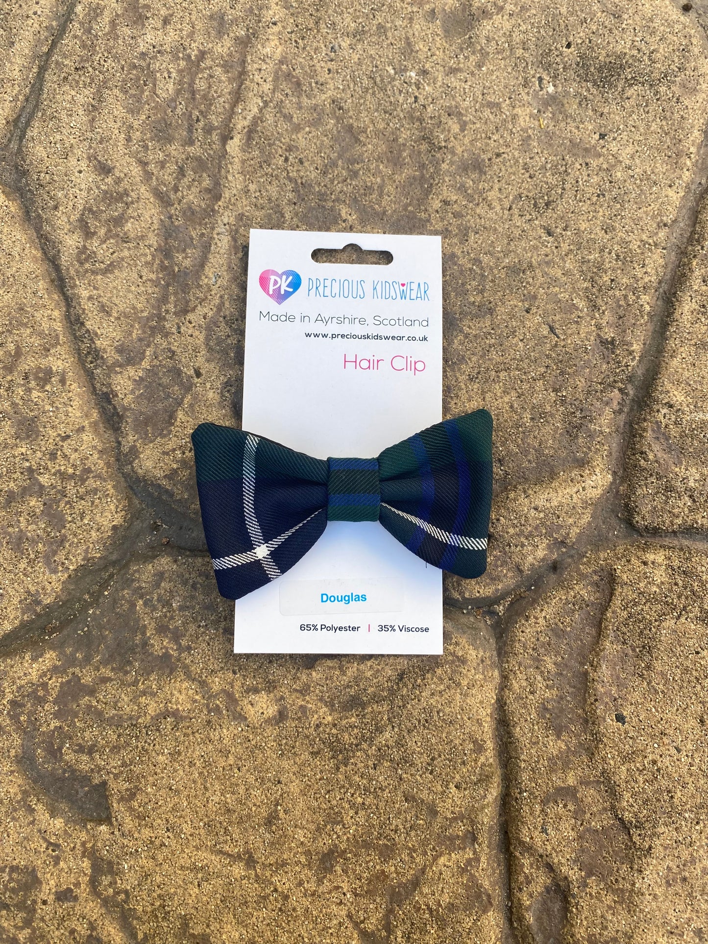 Douglas Tartan Hair Bow