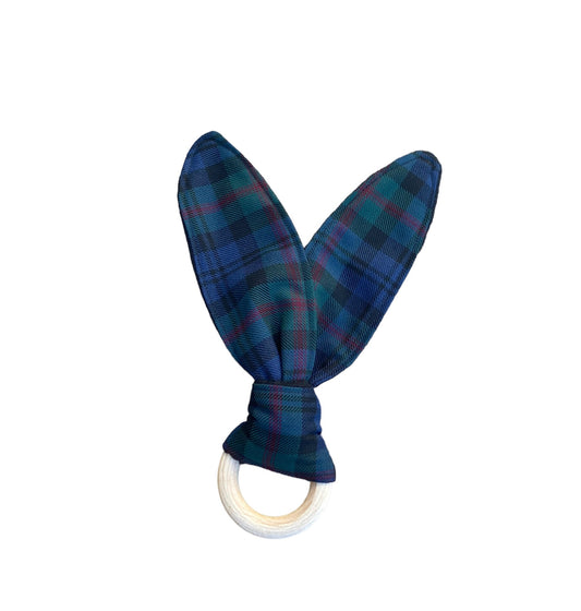 Baird Tartan Bunny Ear Teether