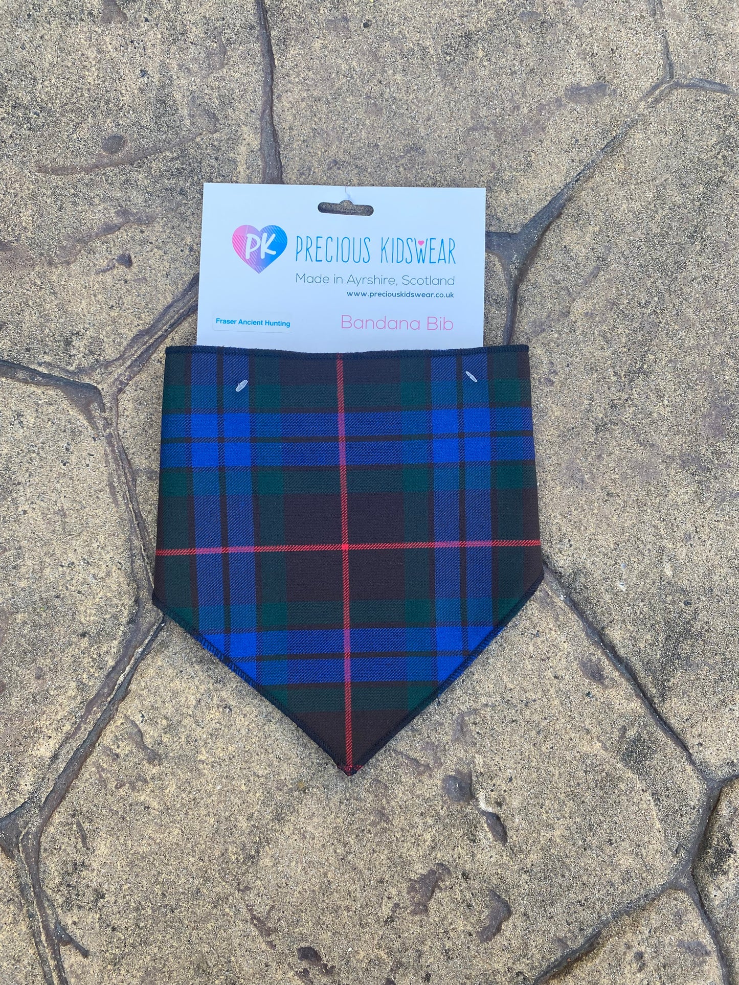 Fraser Ancient Hunting Tartan Bib