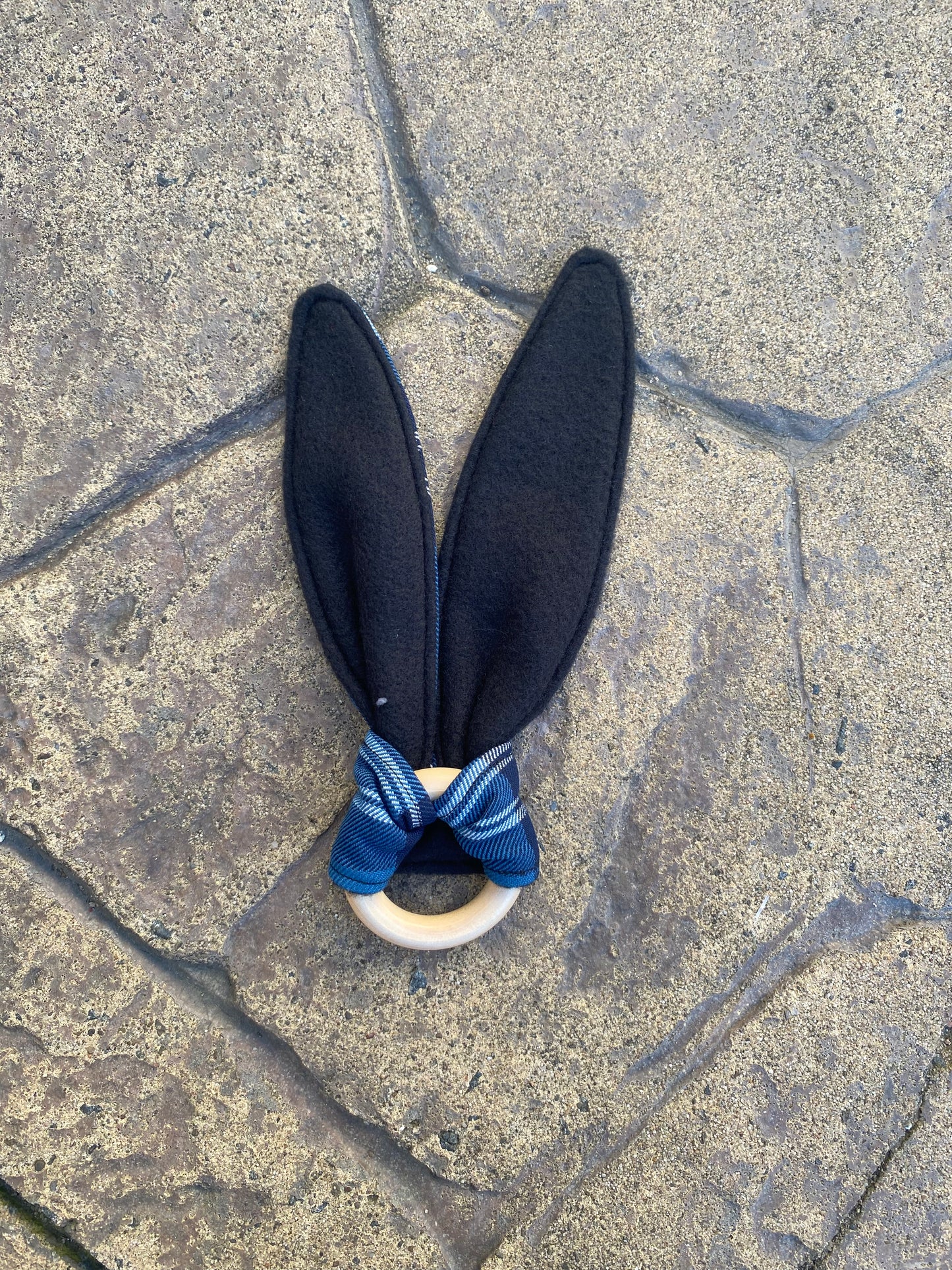 St Andrews Tartan Bunny Ear Teether
