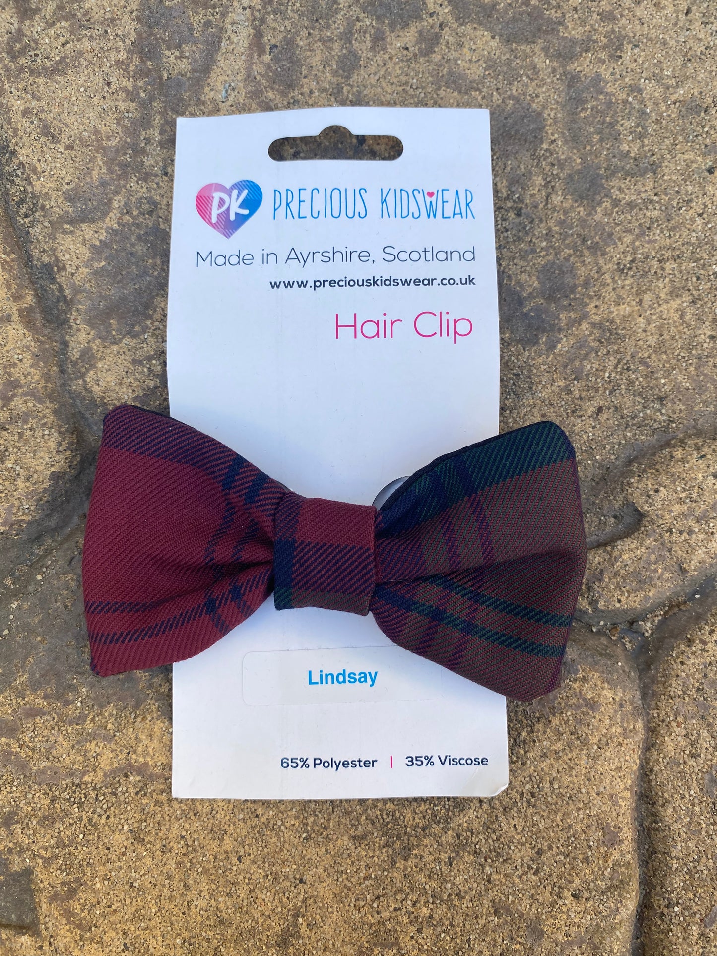 Lindsay Tartan Hair Bow