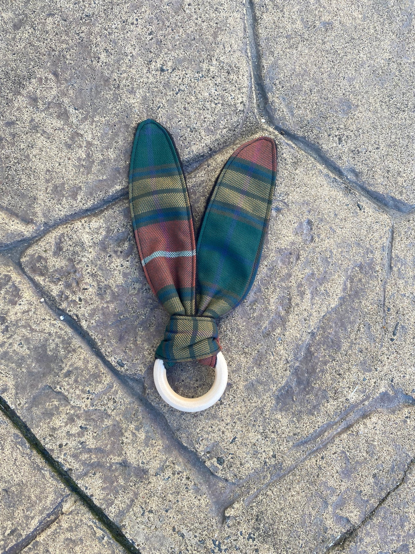 Buchanan Ancient Tartan Bunny Ear Teether