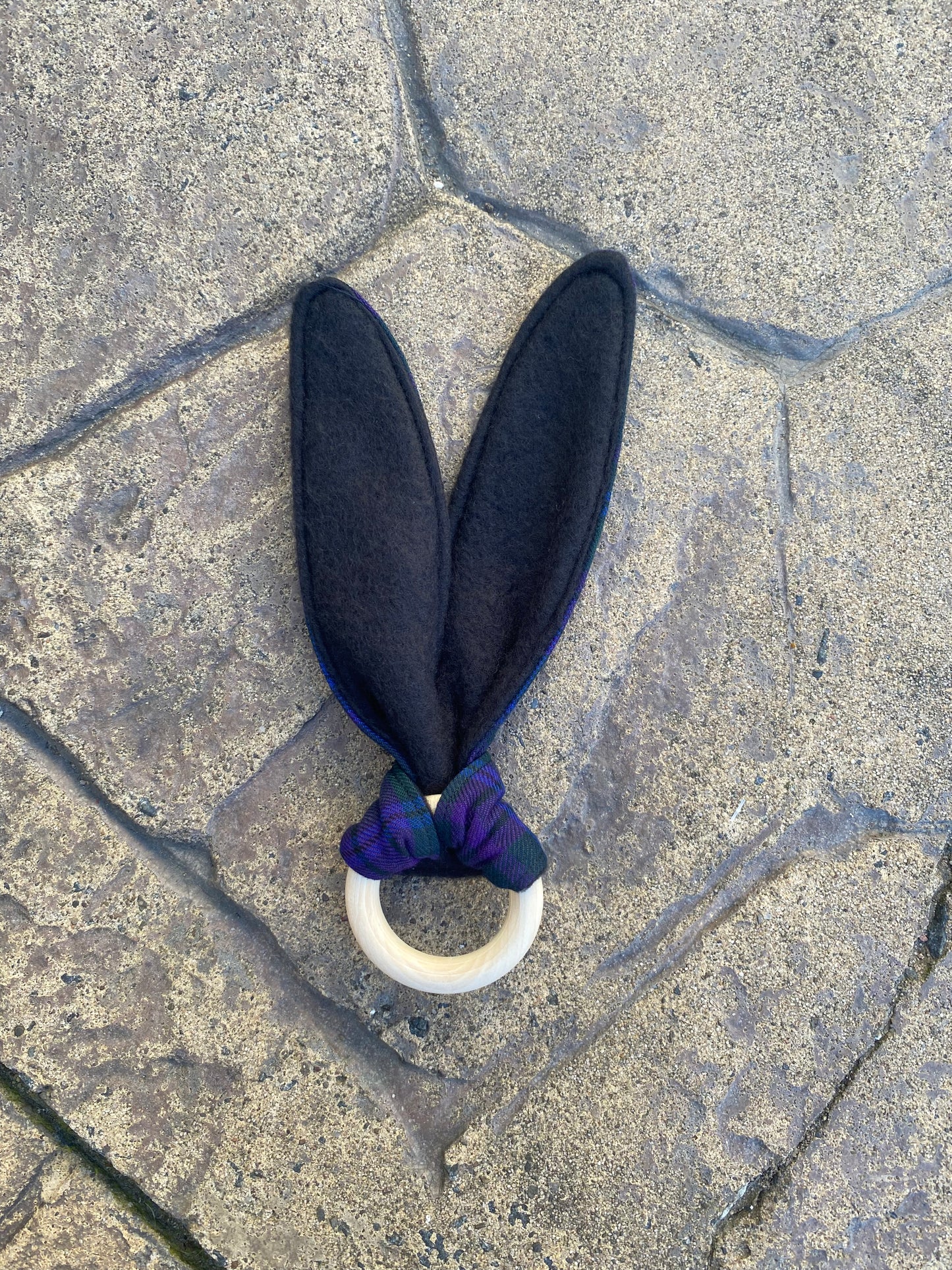 Spirit of Scotland Tartan Bunny Ear Teether