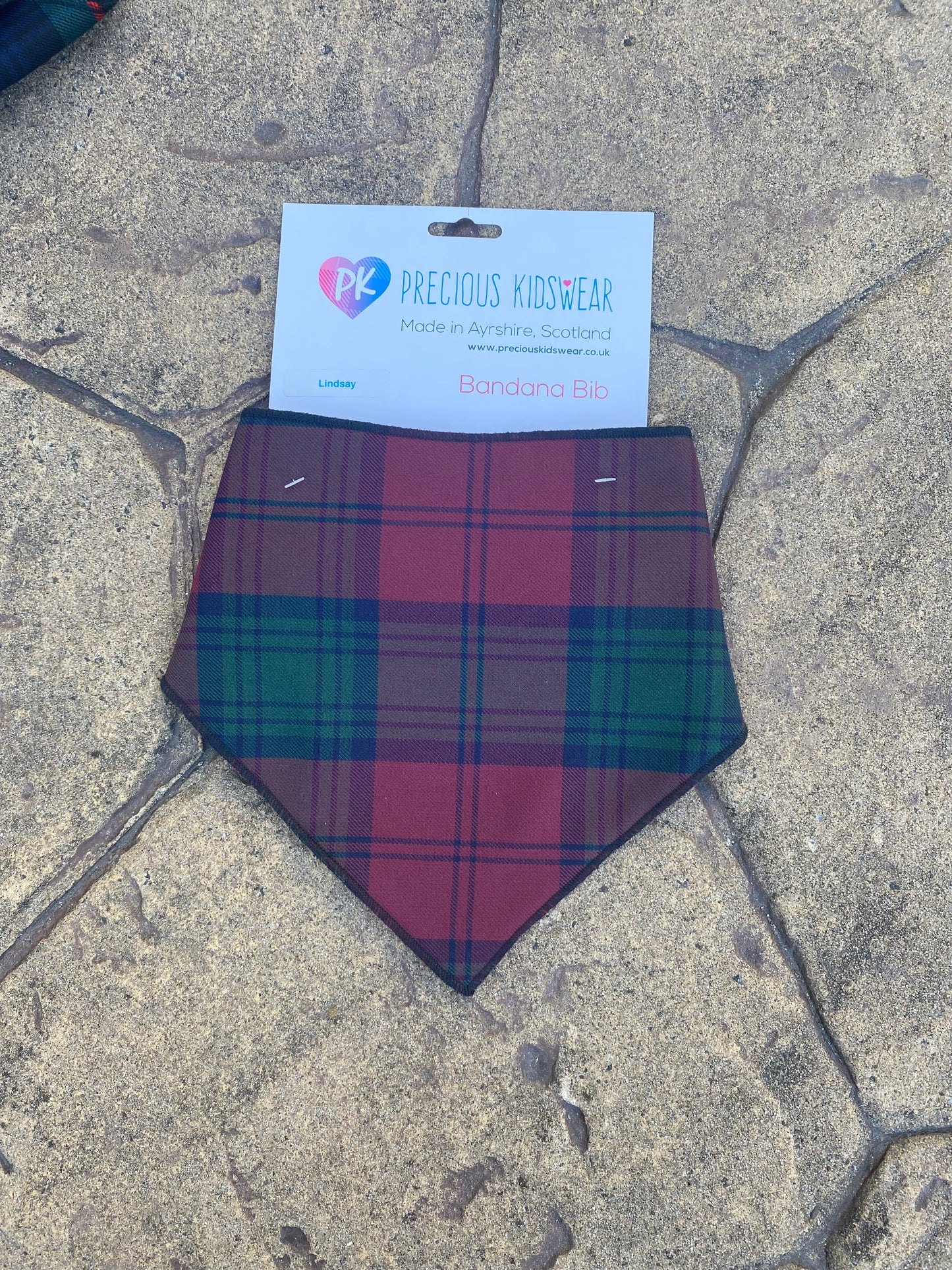 Lindsay Tartan Bib