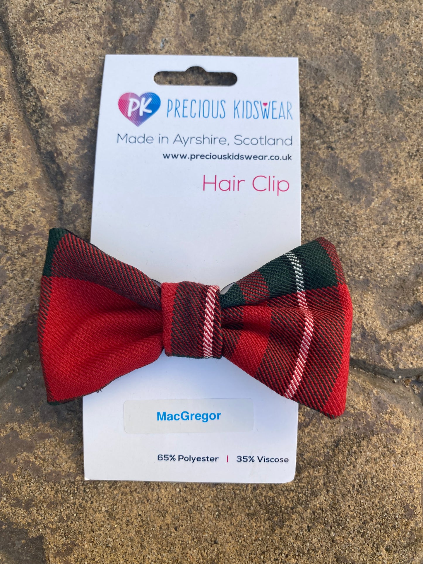 MacGregor Tartan Hair Bow