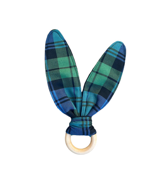 Campbell Tartan Bunny Ear Teether