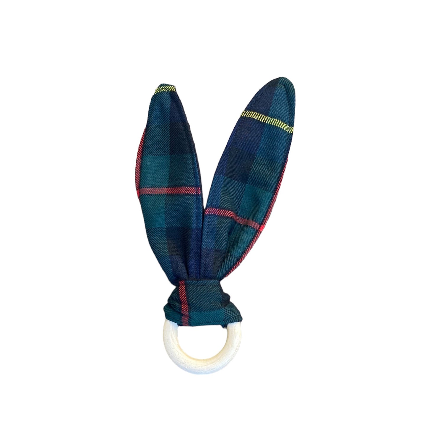 MacLeod Tartan Bunny Ear Teether