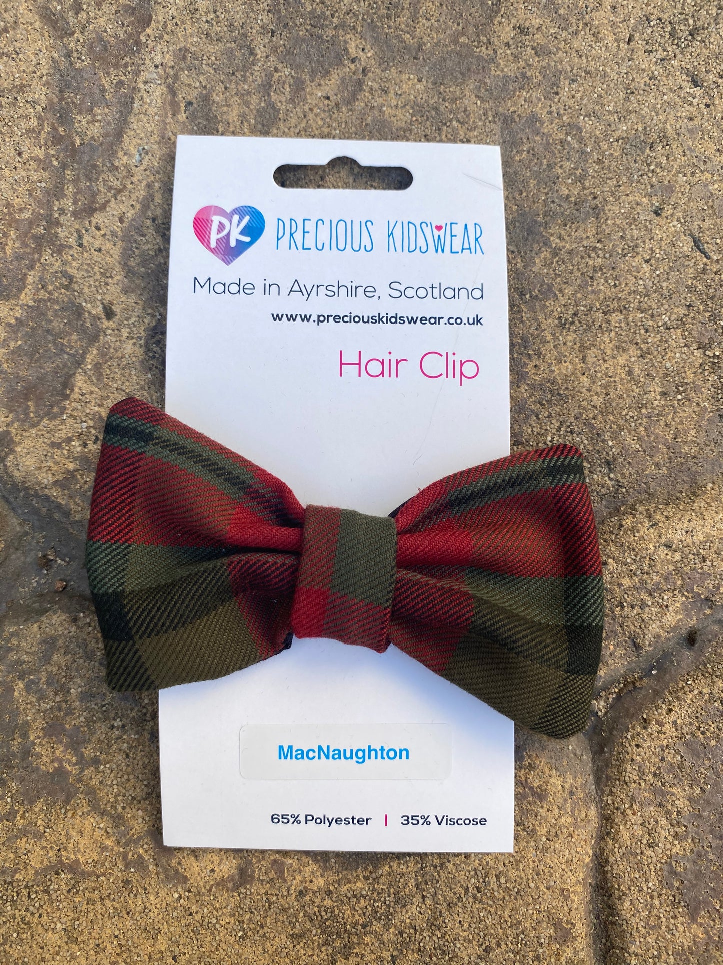 MacNaughton Tartan Hair Bow