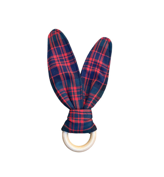 MacDonald Tartan Bunny Ear Teether