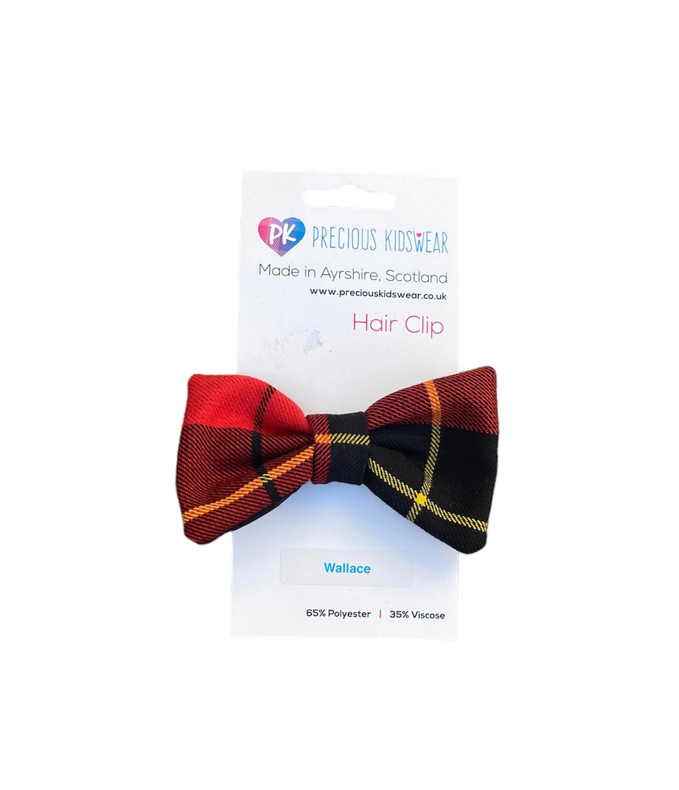 Wallace Tartan Hair Bow