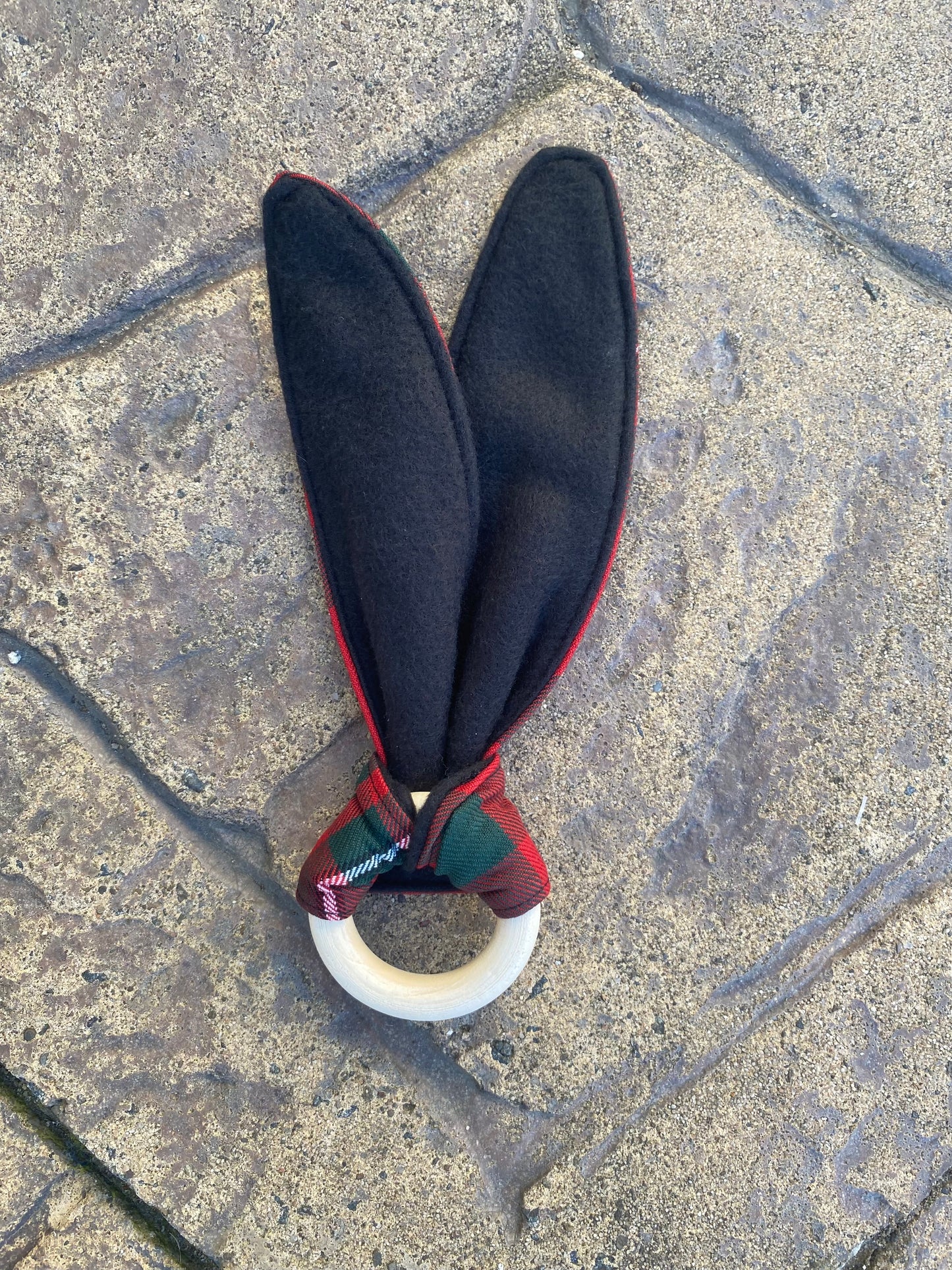 MacGregor Tartan Bunny Ear Teether