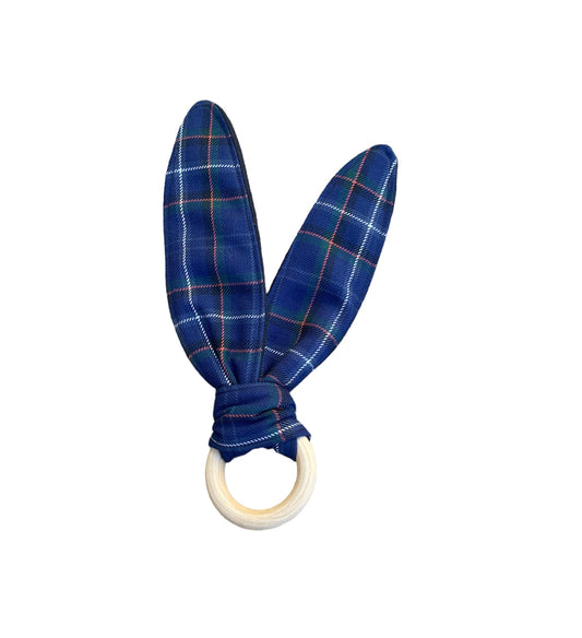 Isle of Arran Tartan Bunny Ear Teether