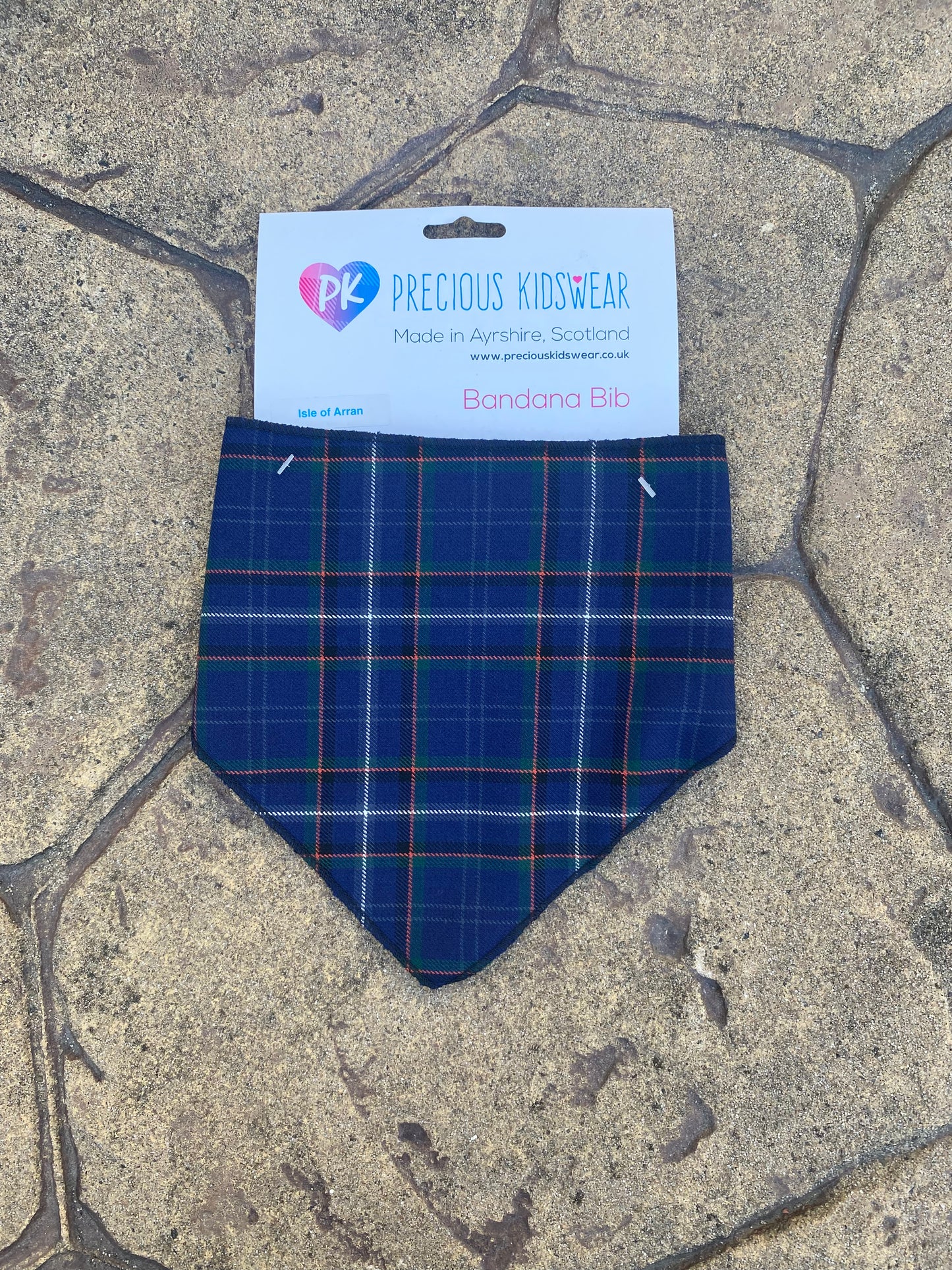 Isle of Arran Tartan Bib