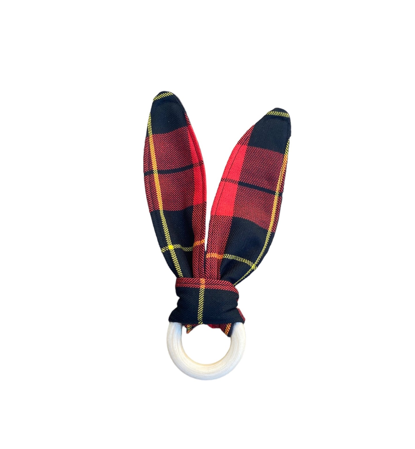 Wallace Tartan Bunny Ear Teether