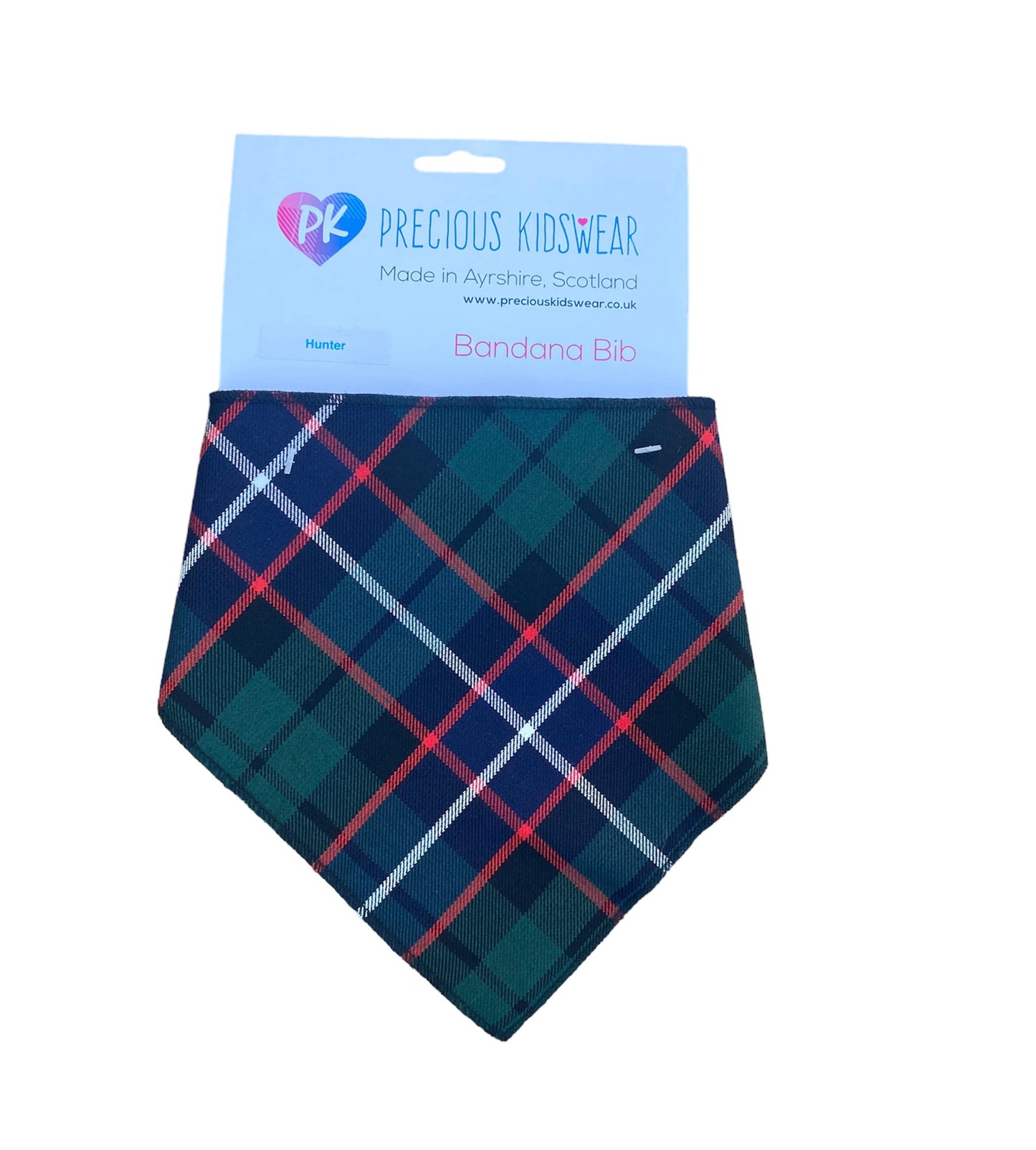 Hunter Tartan Bib