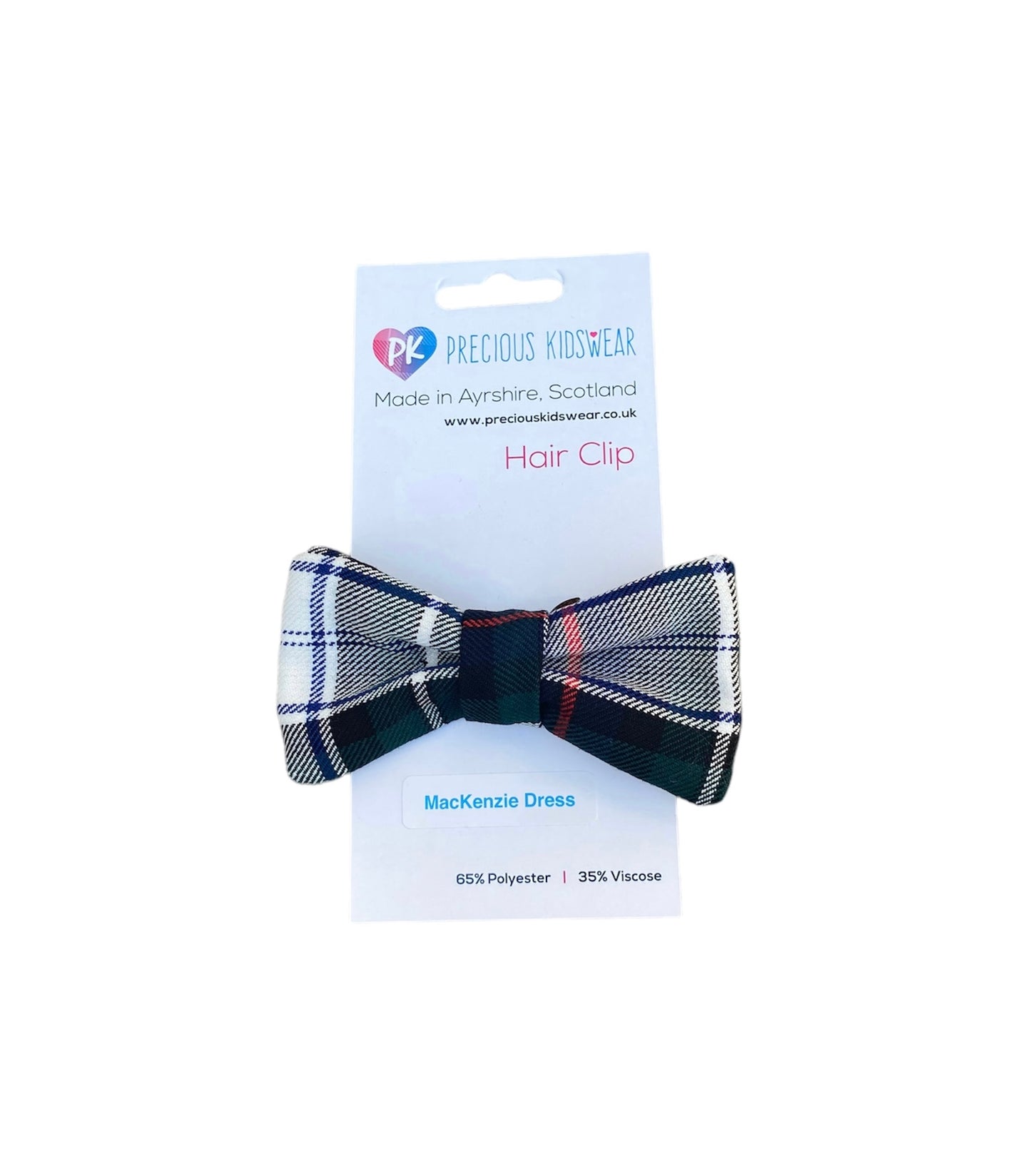 MacKenzie Dress Tartan Hair Bow