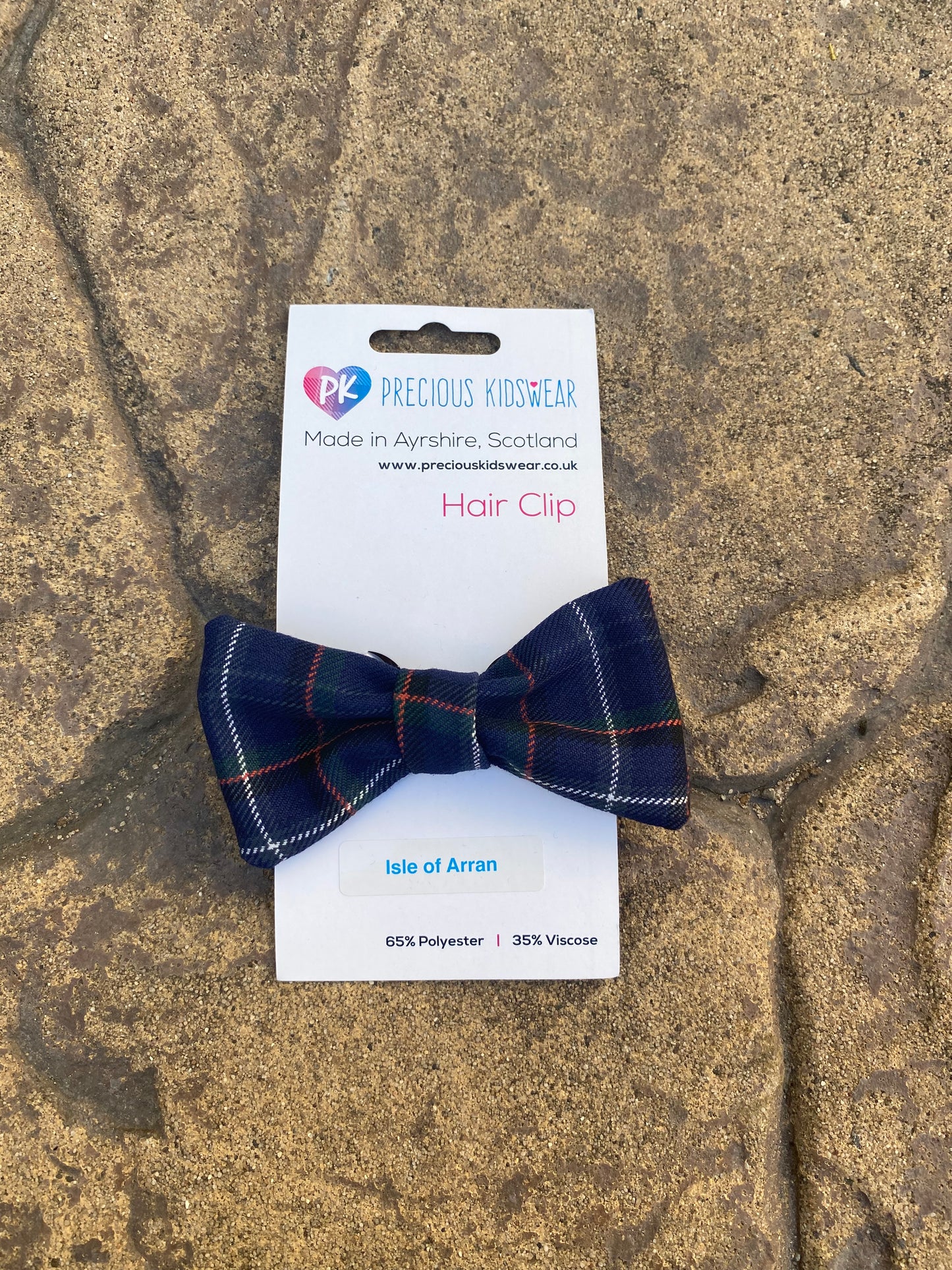 Isle of Arran Tartan Hair Bow