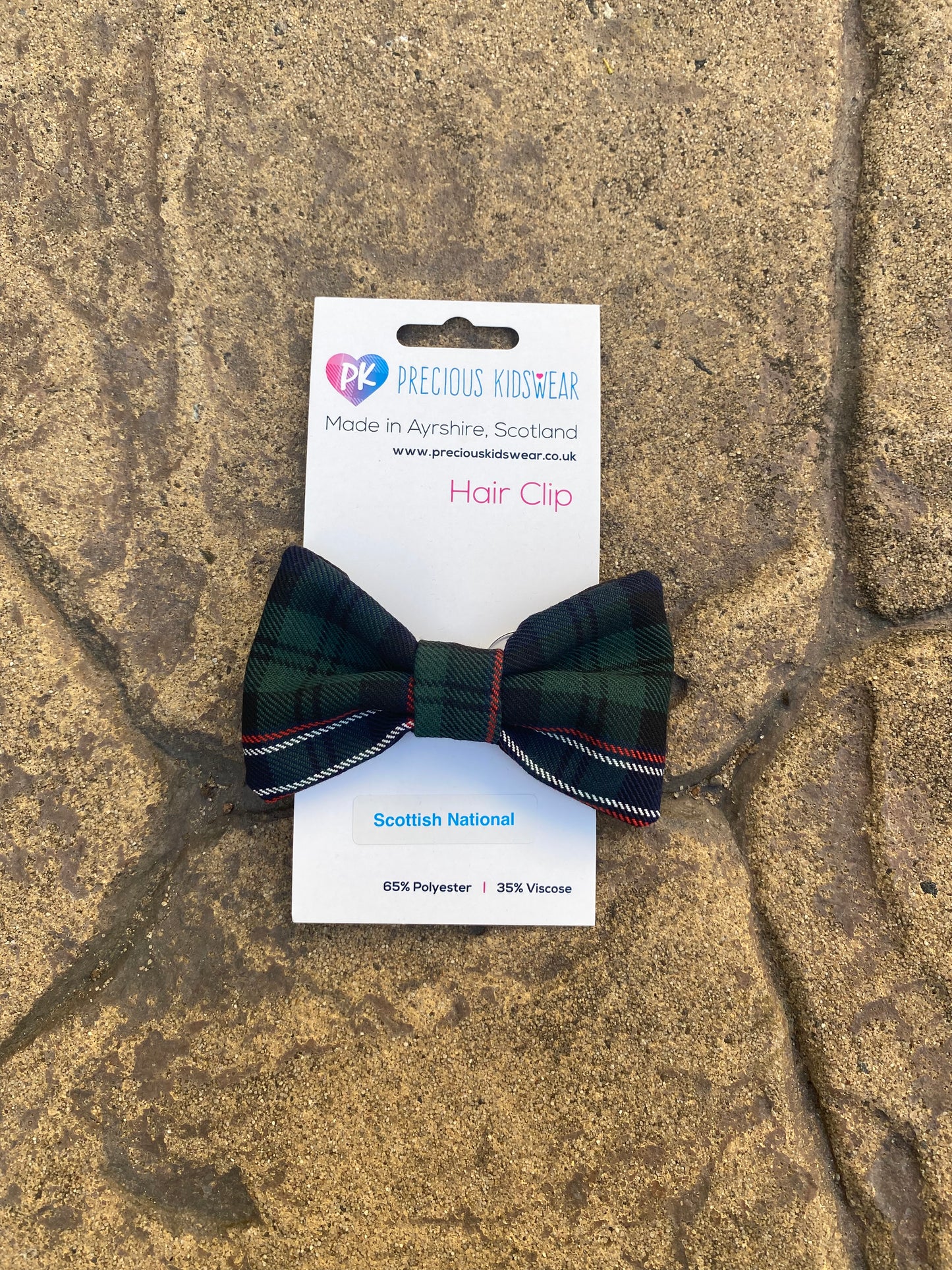 Scottish National Tartan Hair Bow