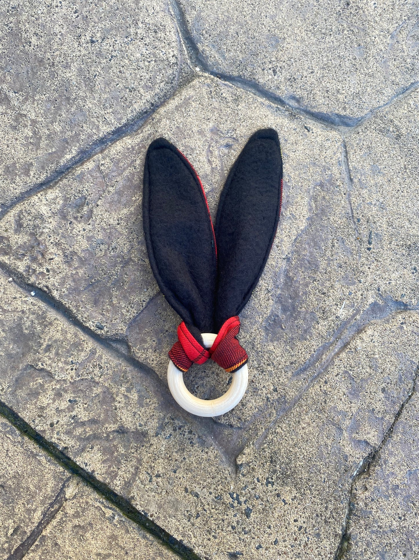 Wallace Tartan Bunny Ear Teether