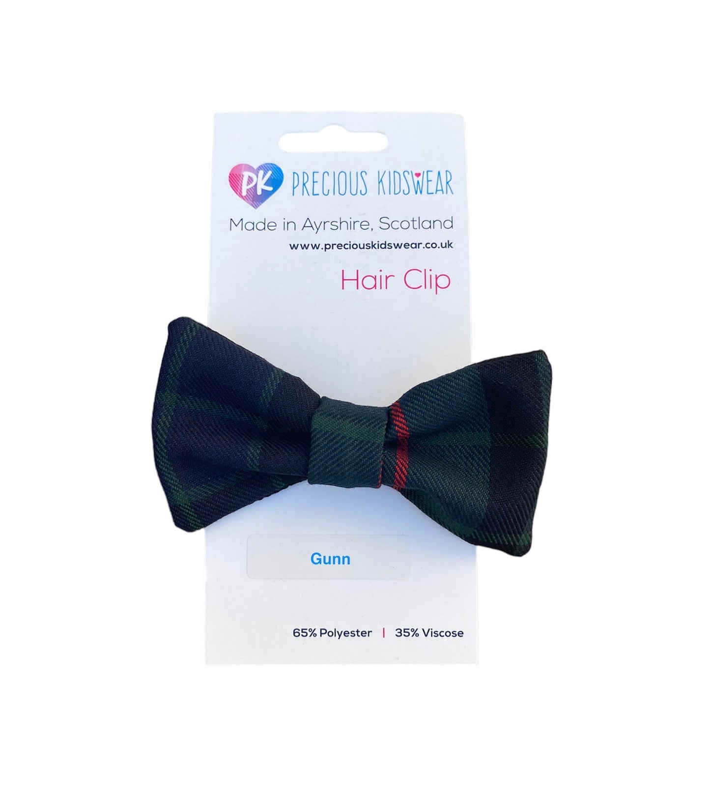 Gunn Tartan Hair Bow
