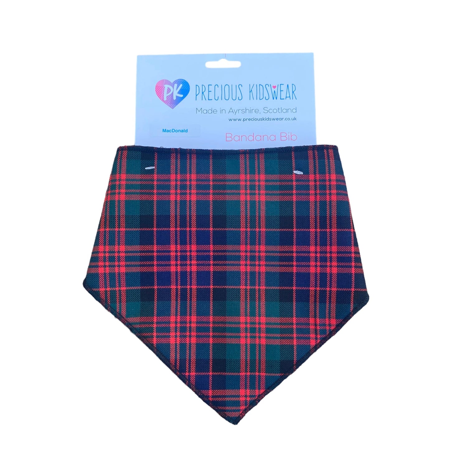 MacDonald Tartan Bib