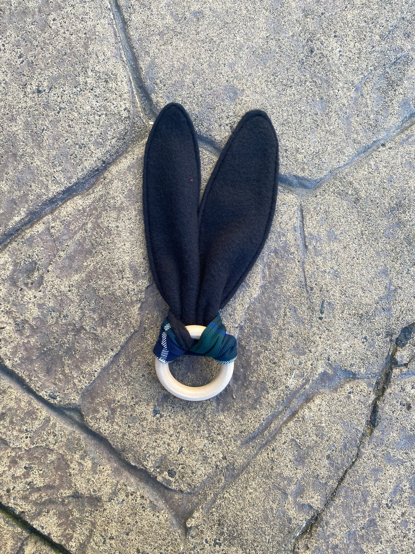 Douglas Tartan Bunny Ear Teether