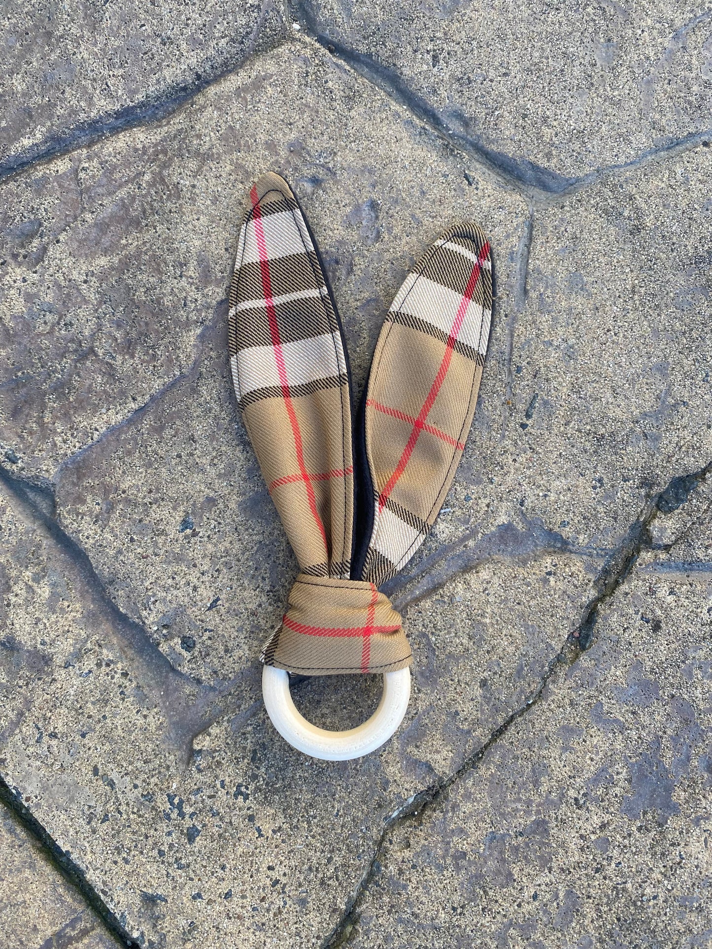 Thomson Tartan Bunny Ear Teether