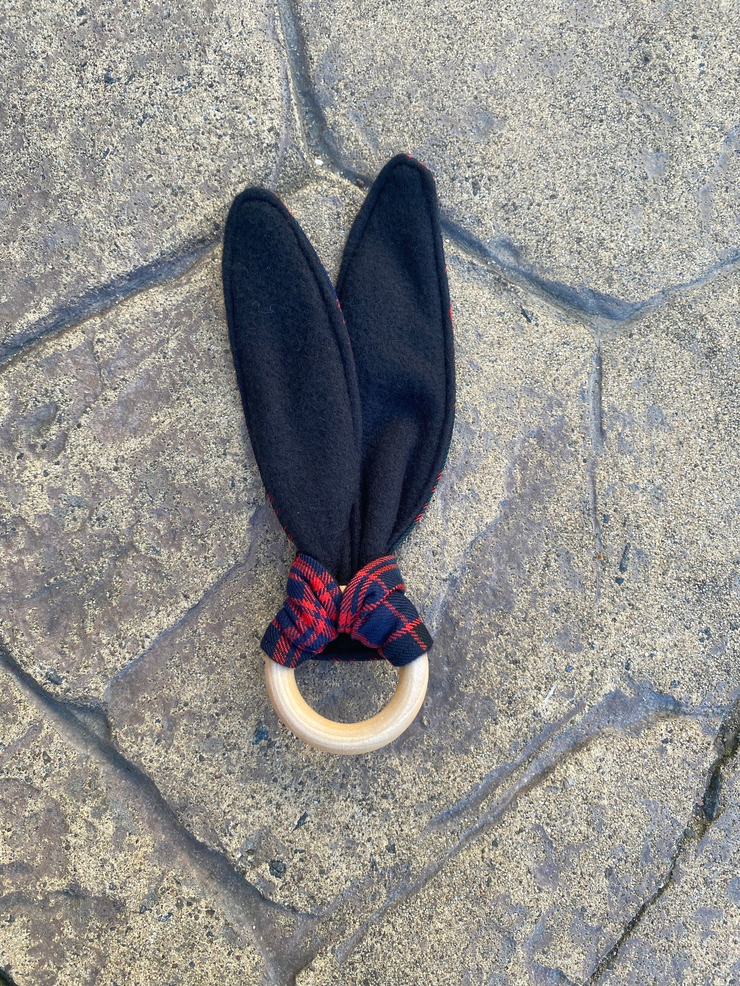 MacDonald Tartan Bunny Ear Teether
