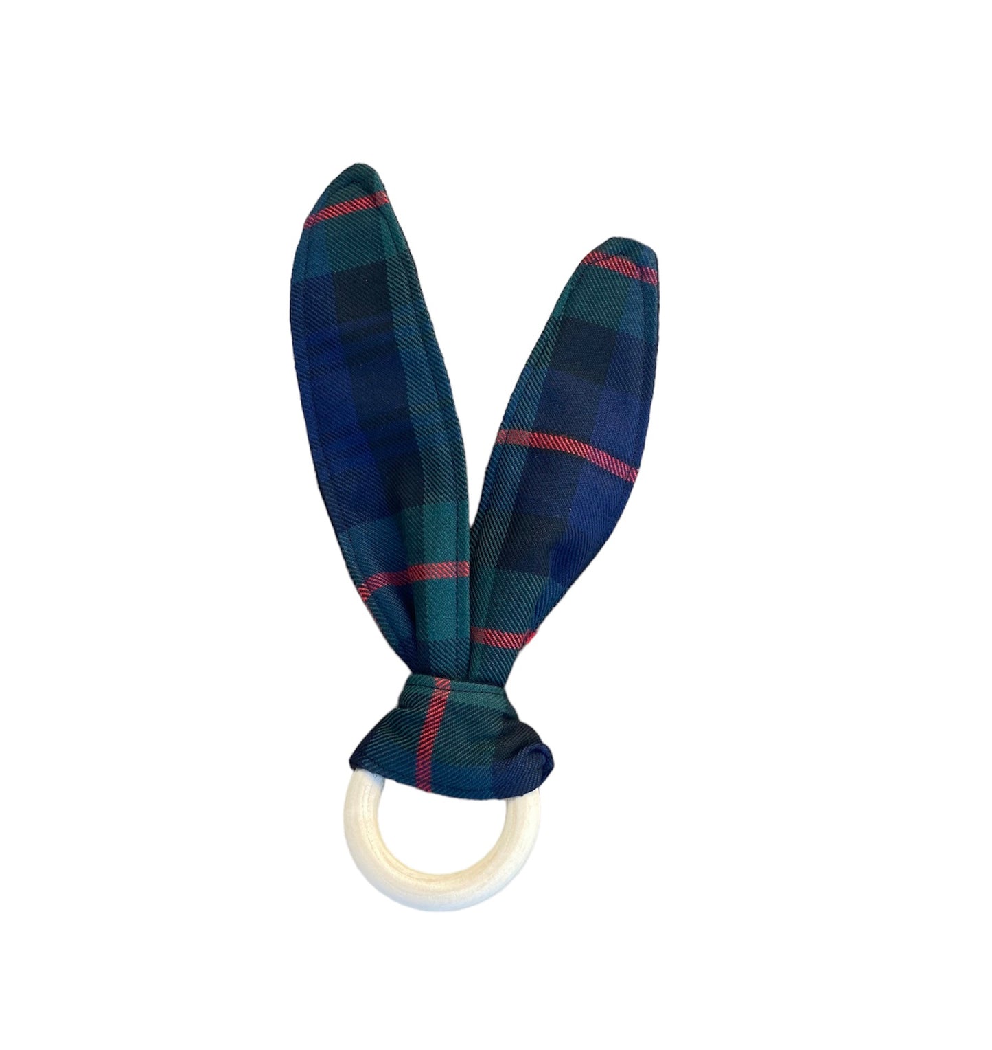 Murray of Athol Tartan Bunny Ear Teether