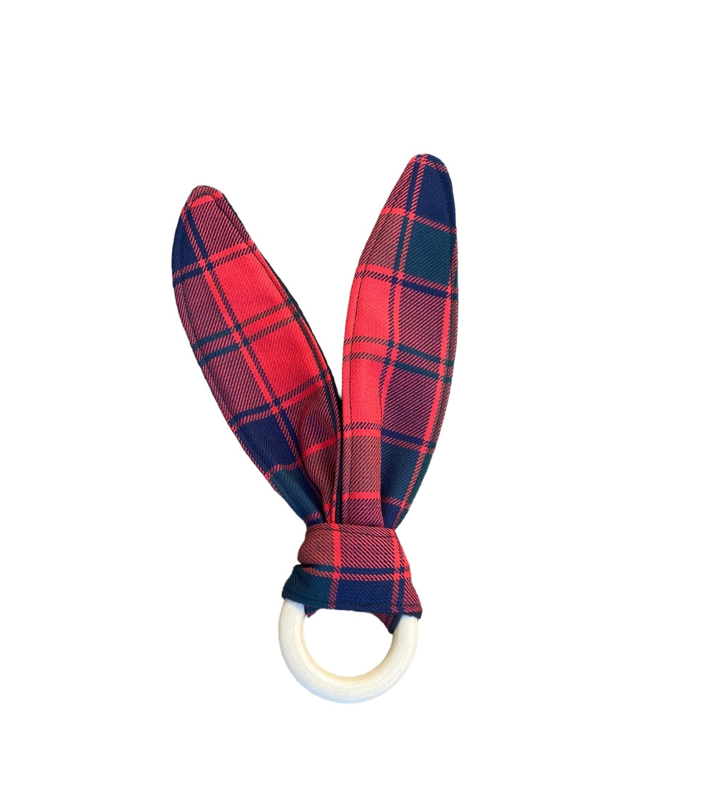 Robertson Tartan Bunny Ear Teether