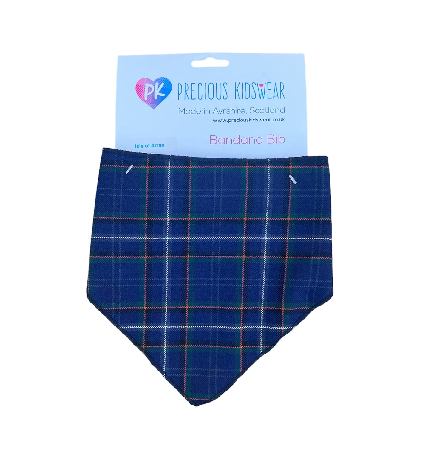 Isle of Arran Tartan Bib