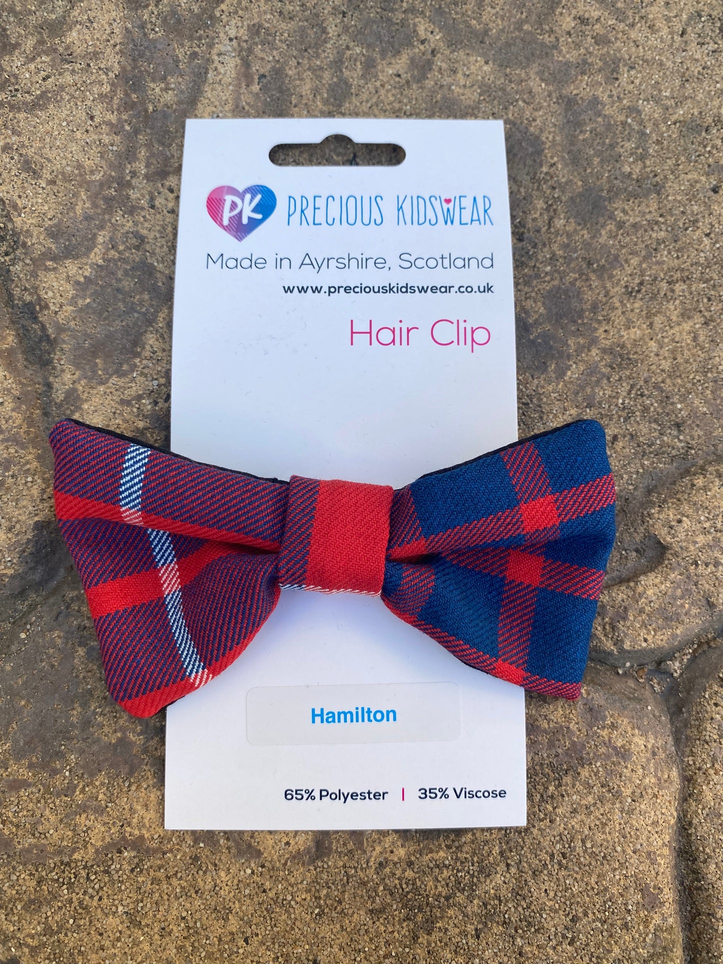 Hamilton Tartan Hair Bow