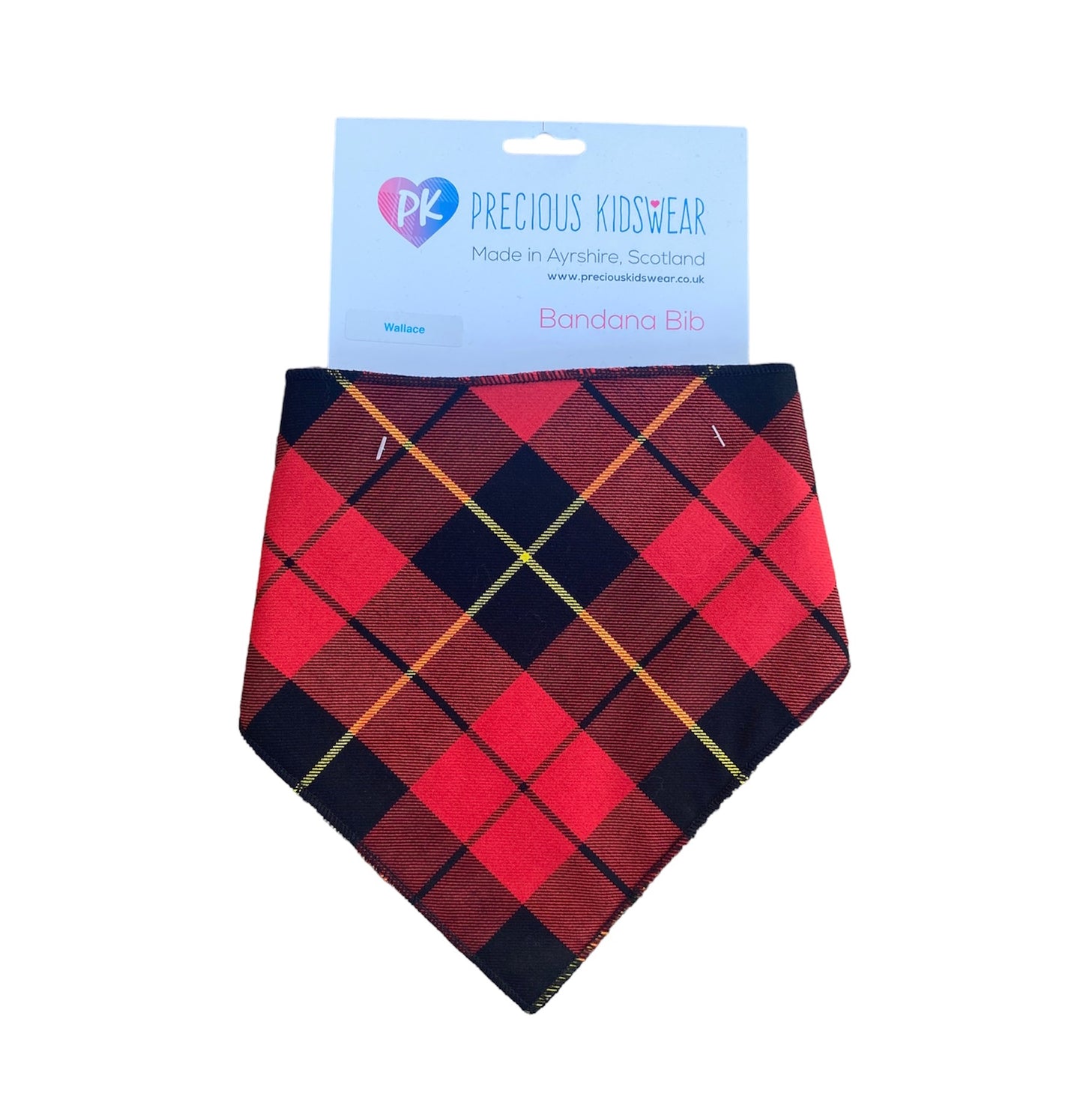 Wallace Tartan Bib