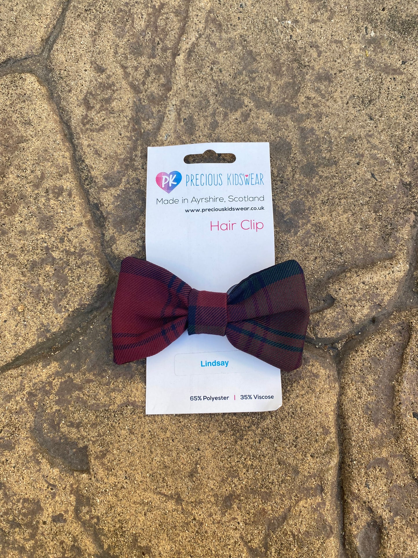 Lindsay Tartan Hair Bow