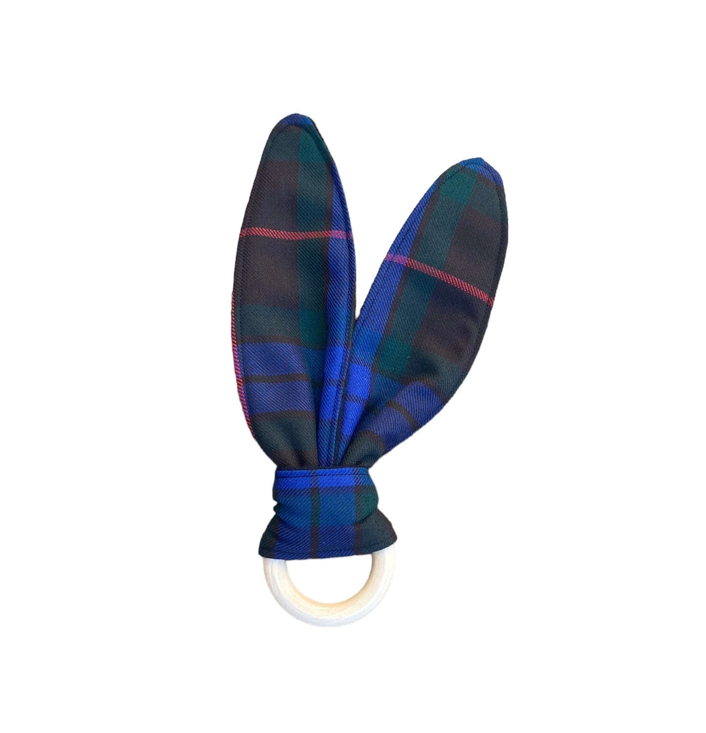 Fraser Ancient Hunting Tartan Bunny Ear Teether
