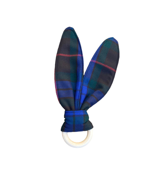 Fraser Ancient Hunting Tartan Bunny Ear Teether