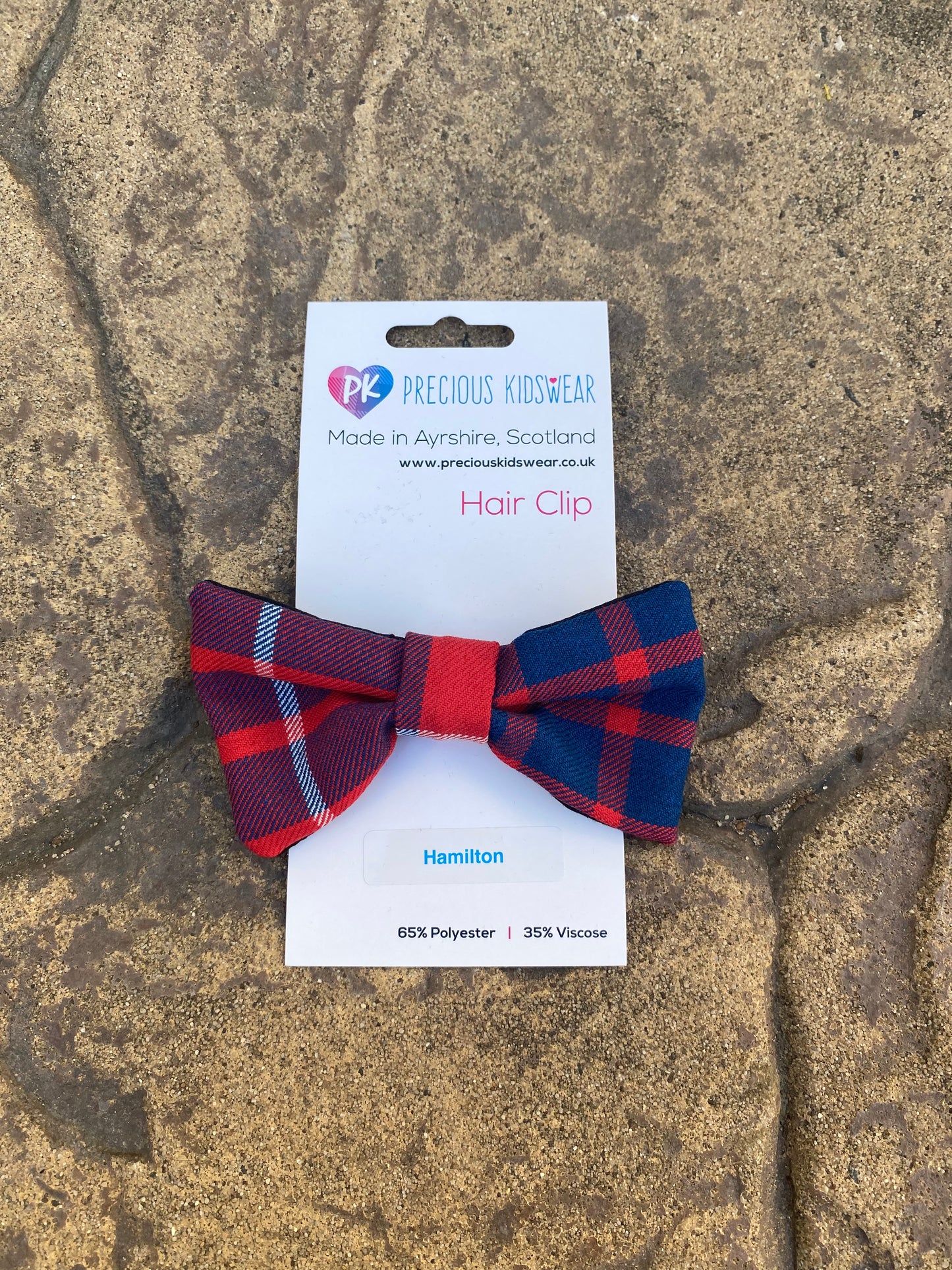 Hamilton Tartan Hair Bow
