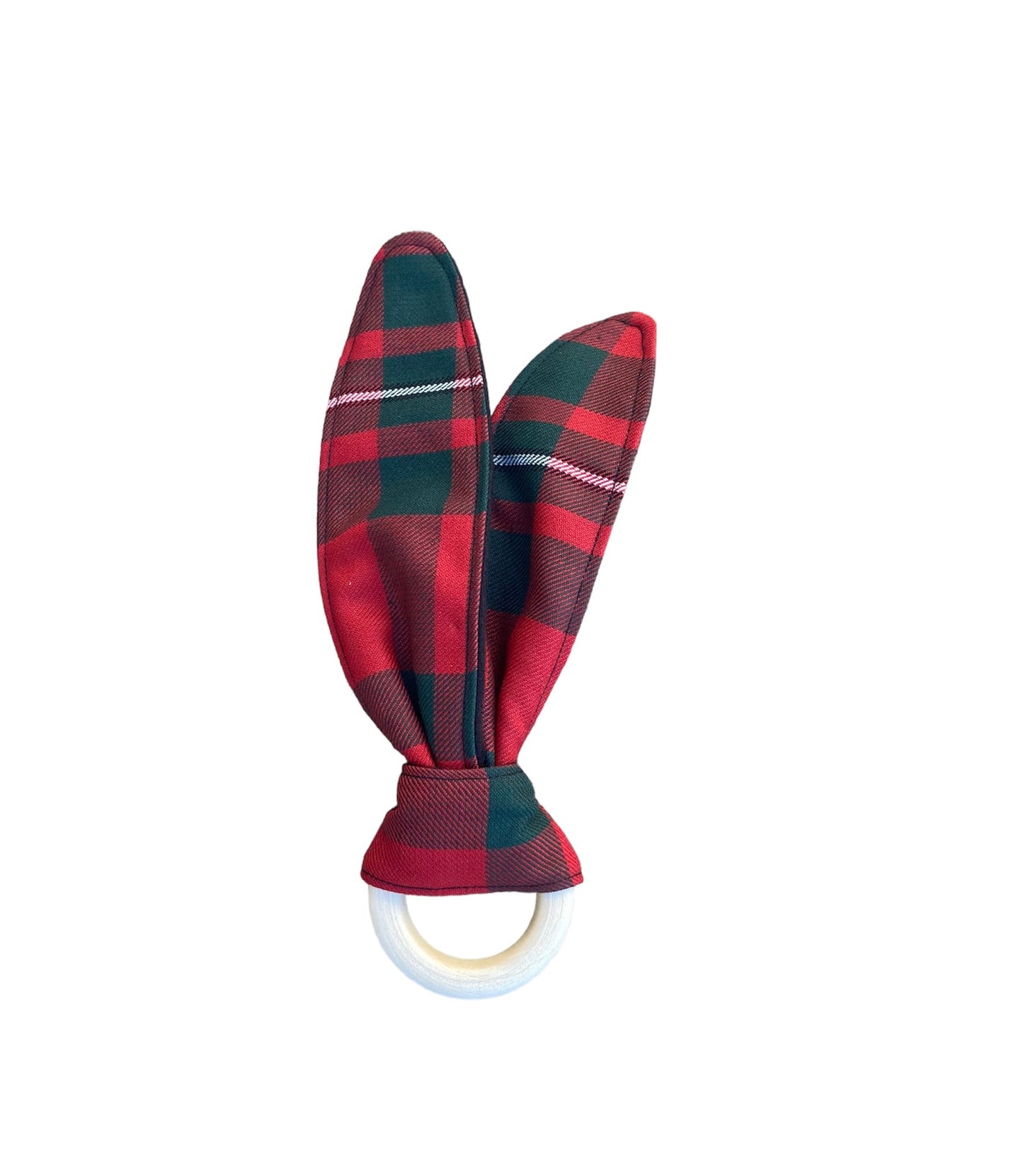 MacGregor Tartan Bunny Ear Teether
