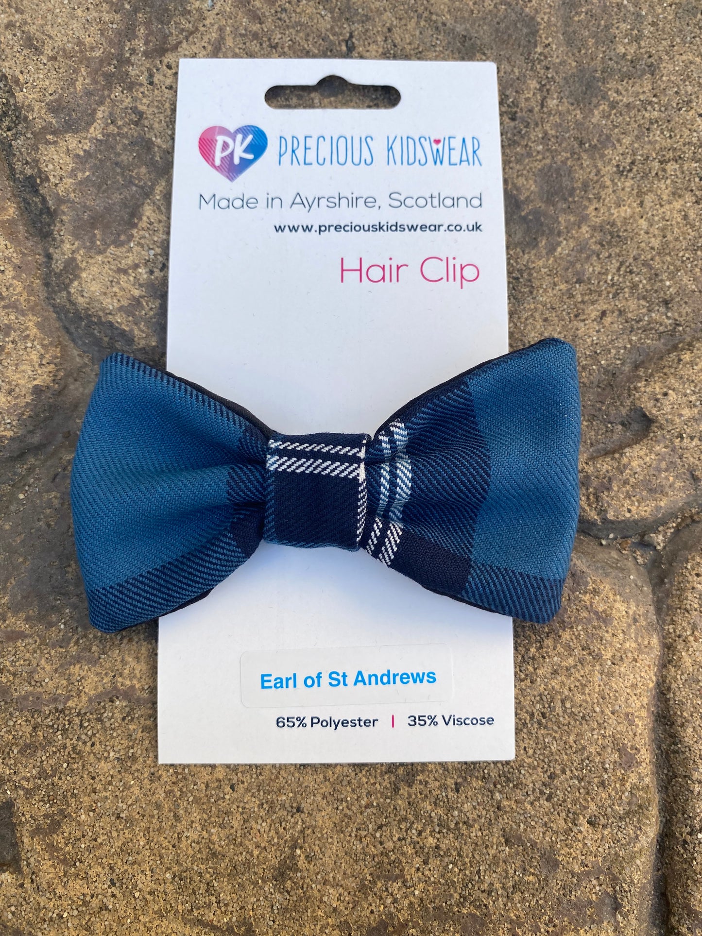 St Andrews Tartan Hair Bow