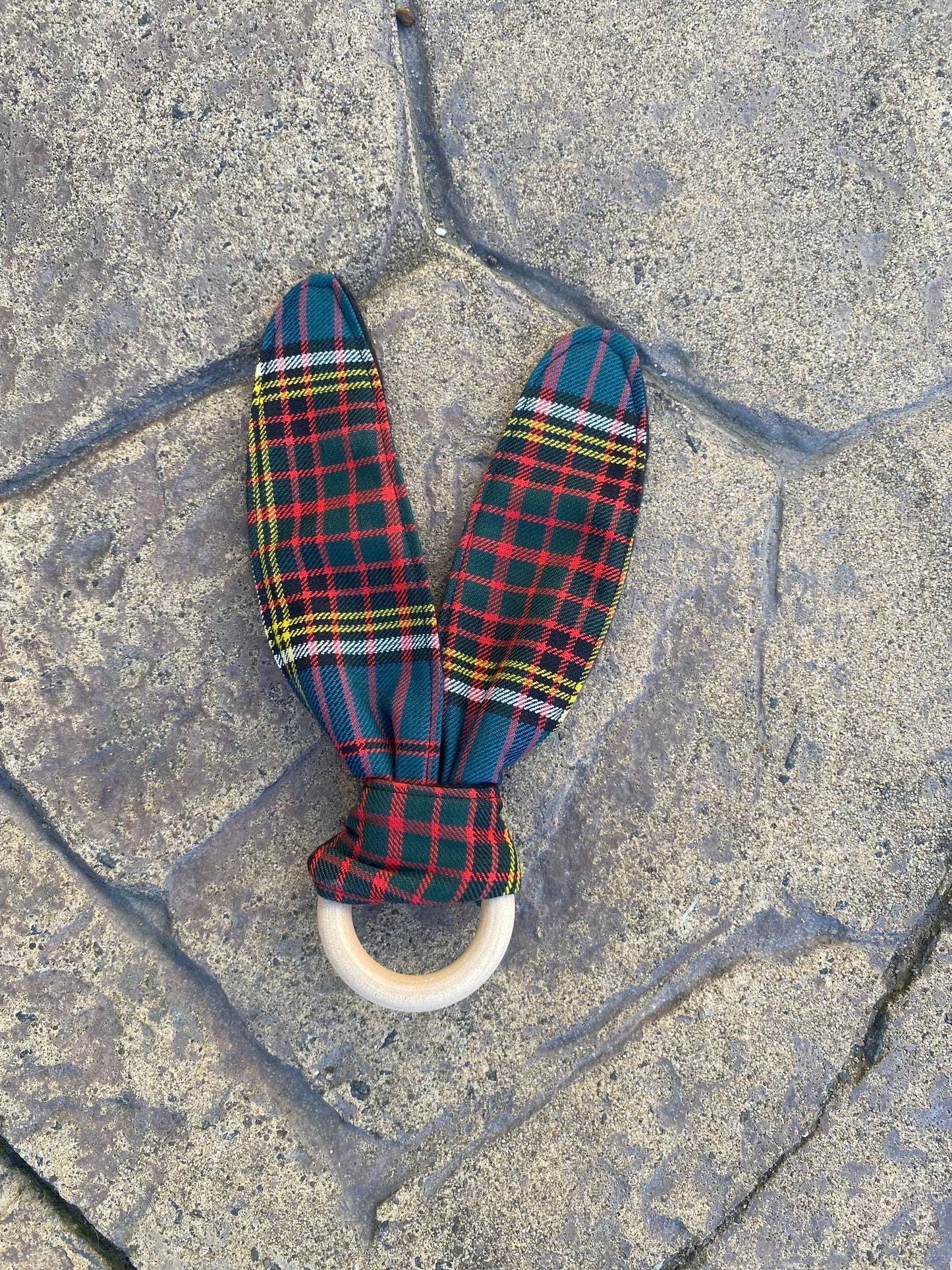 Anderson Tartan Bunny Ear Teether