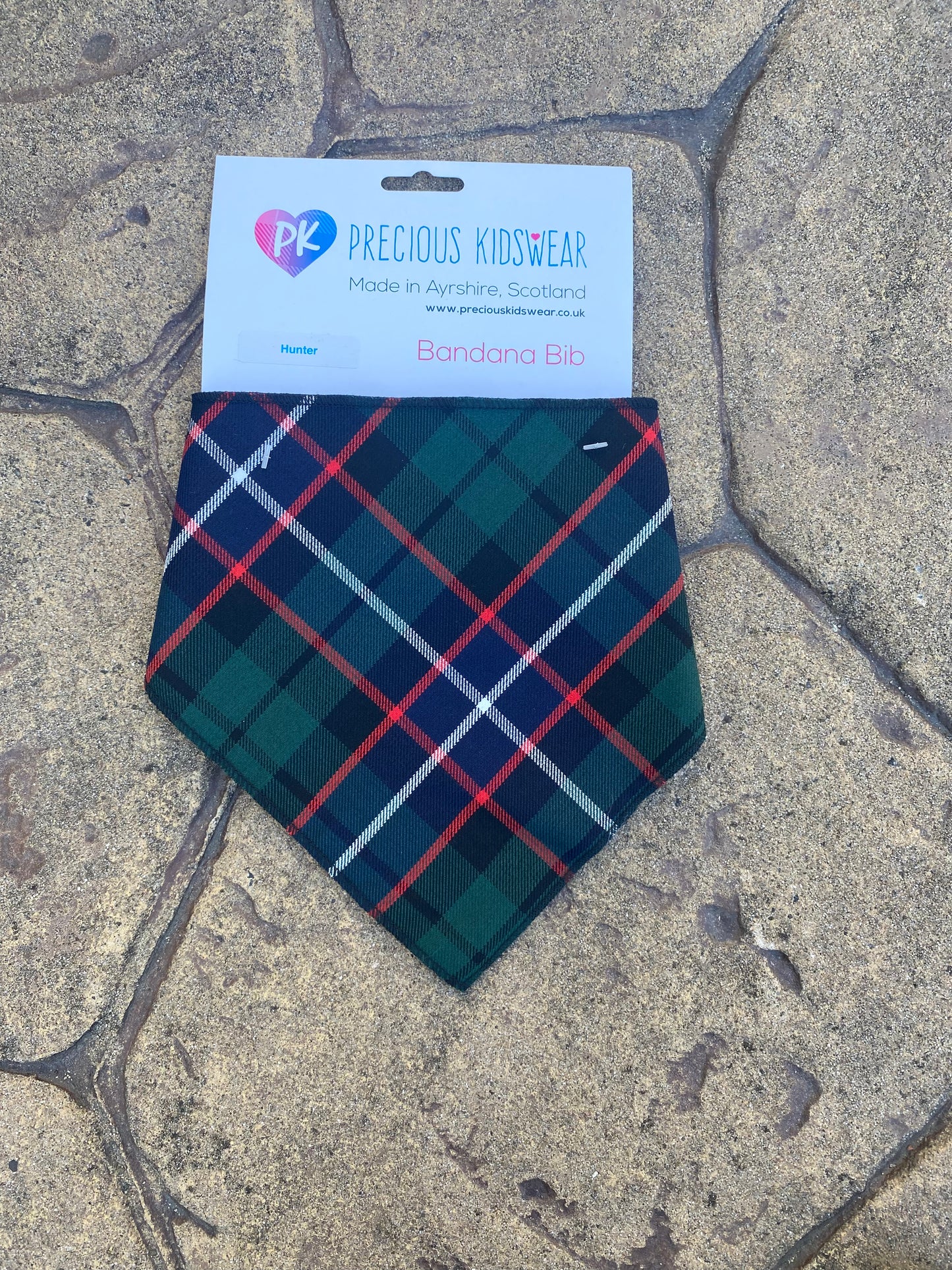 Hunter Tartan Bib
