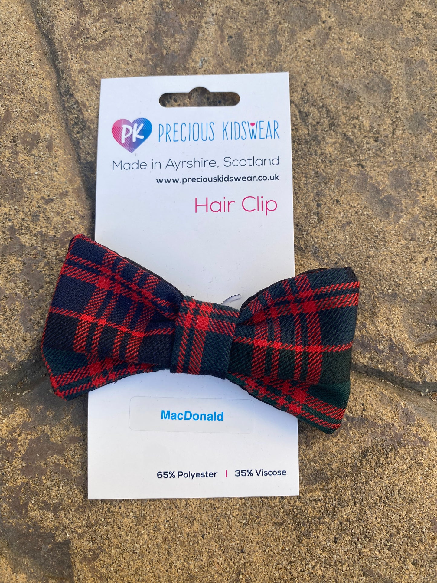 MacDonald Tartan Hair Bow