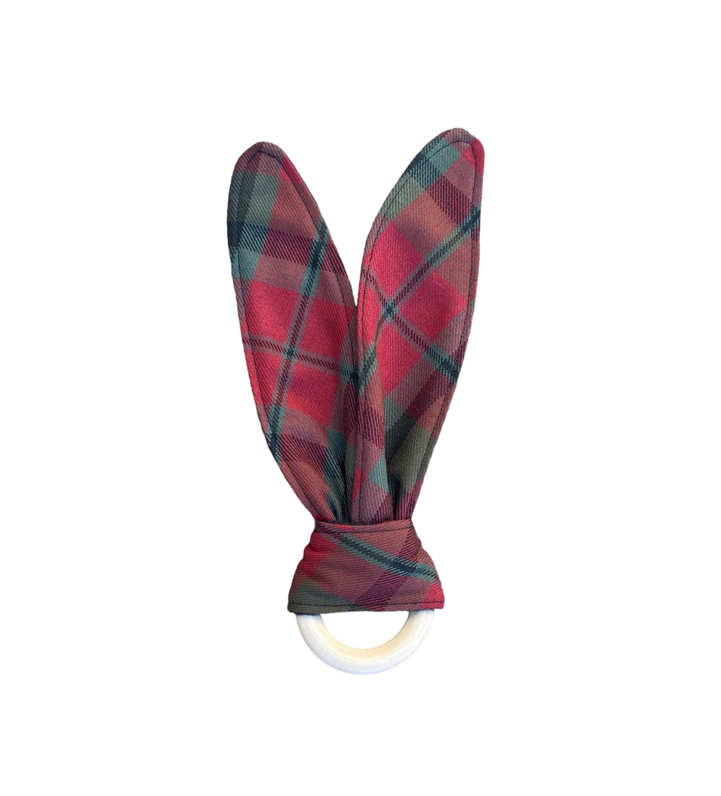 MacNaughton Tartan Bunny Ear Teether