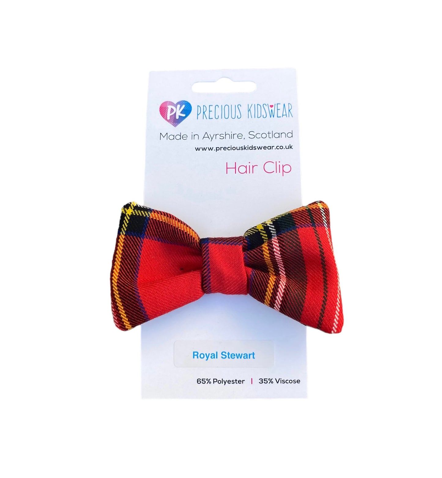 Royal Stewart Tartan Hair Bow
