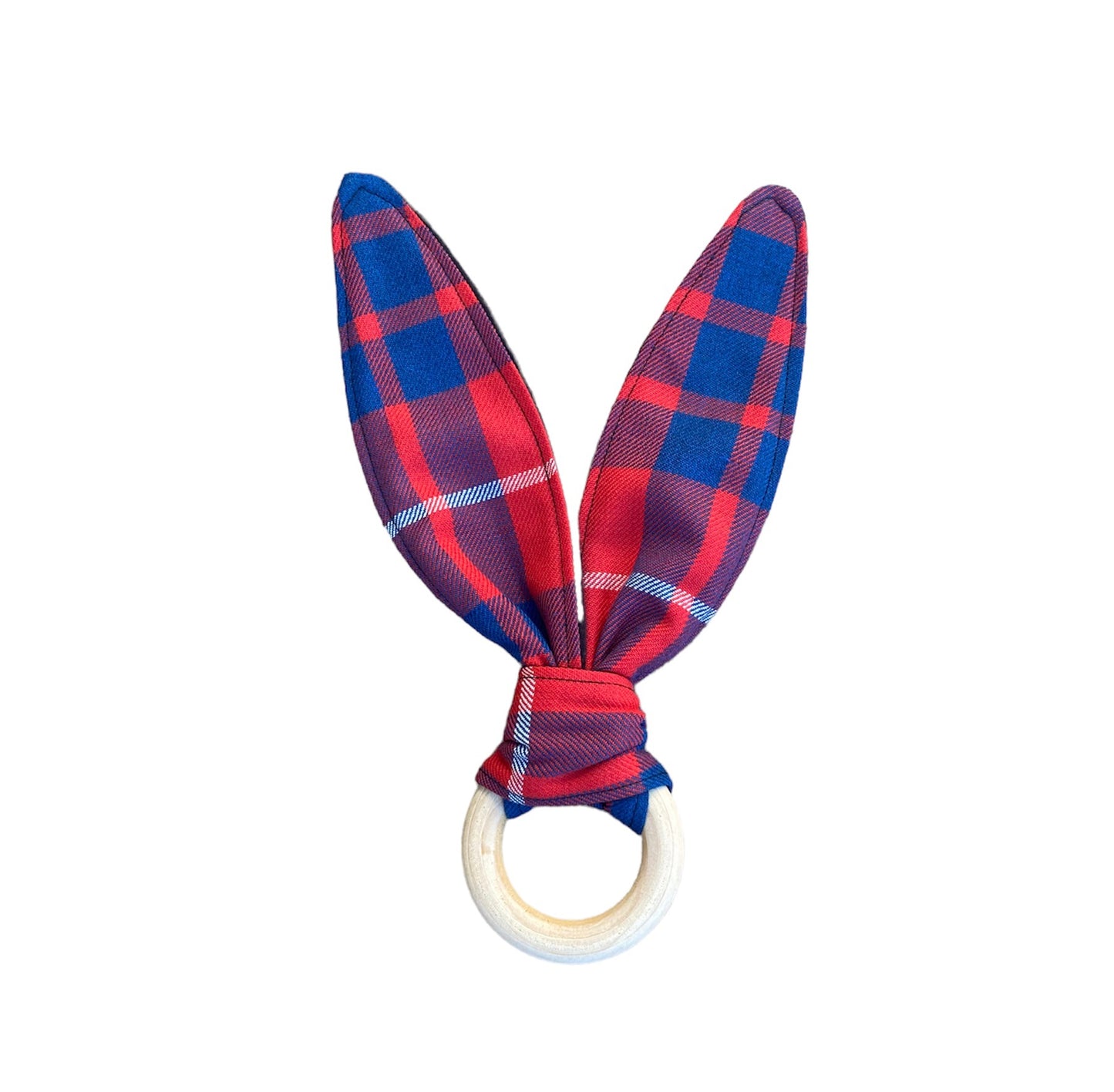 Hamilton Tartan Bunny Ear Teether