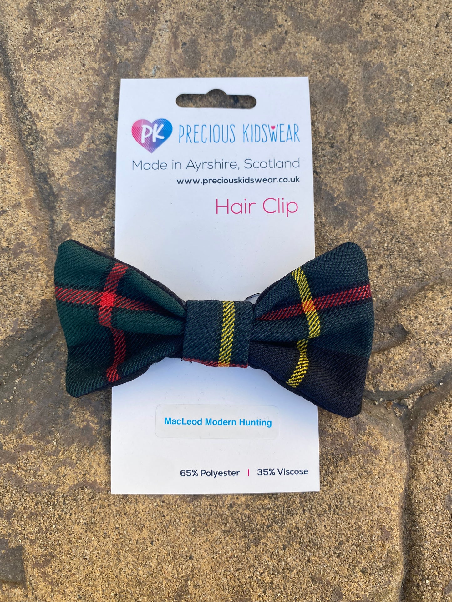 Macleod Tartan Hair Bow