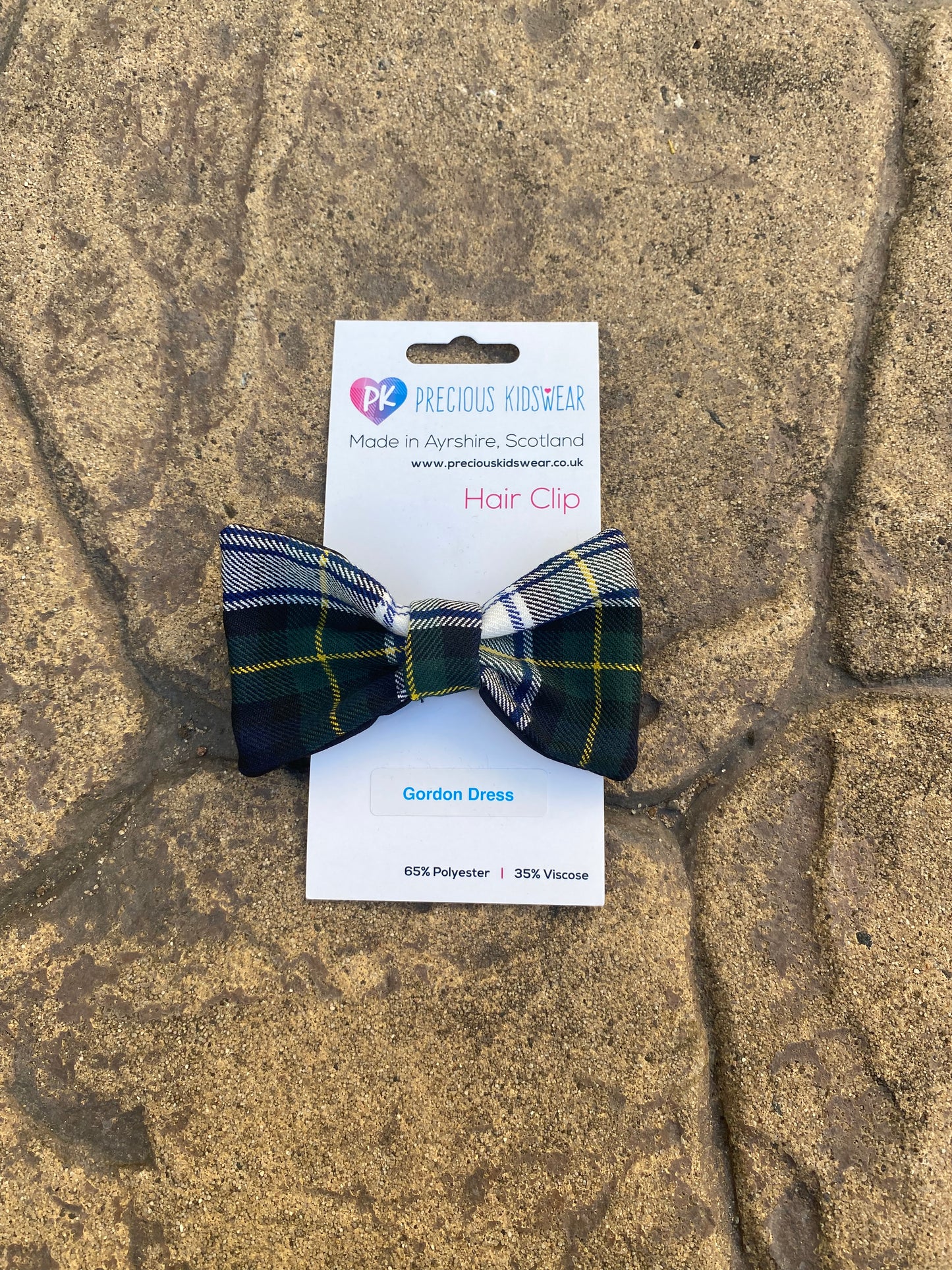 Gordon Dress Tartan Hair Bow
