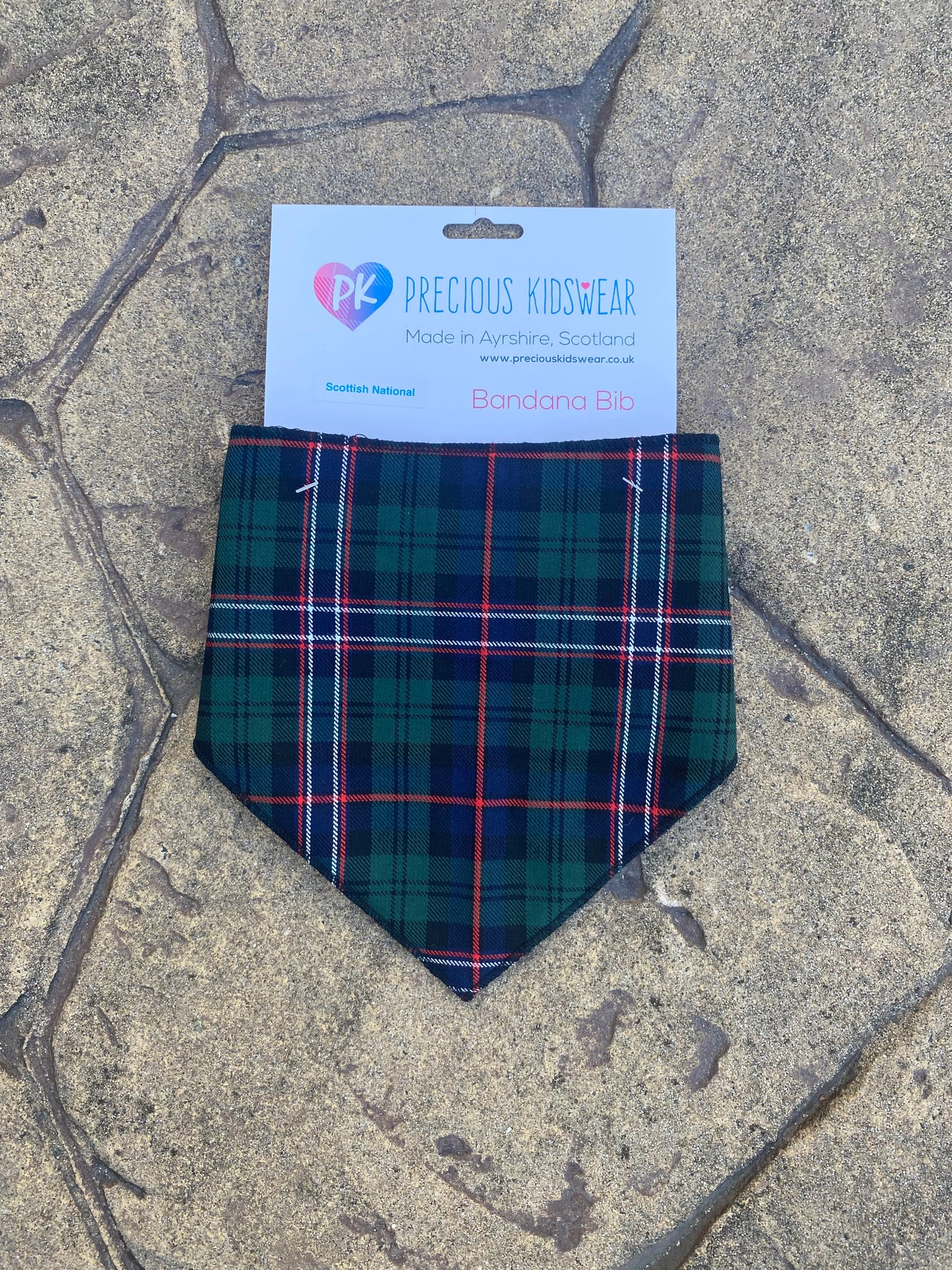 Scottish National Tartan Bib