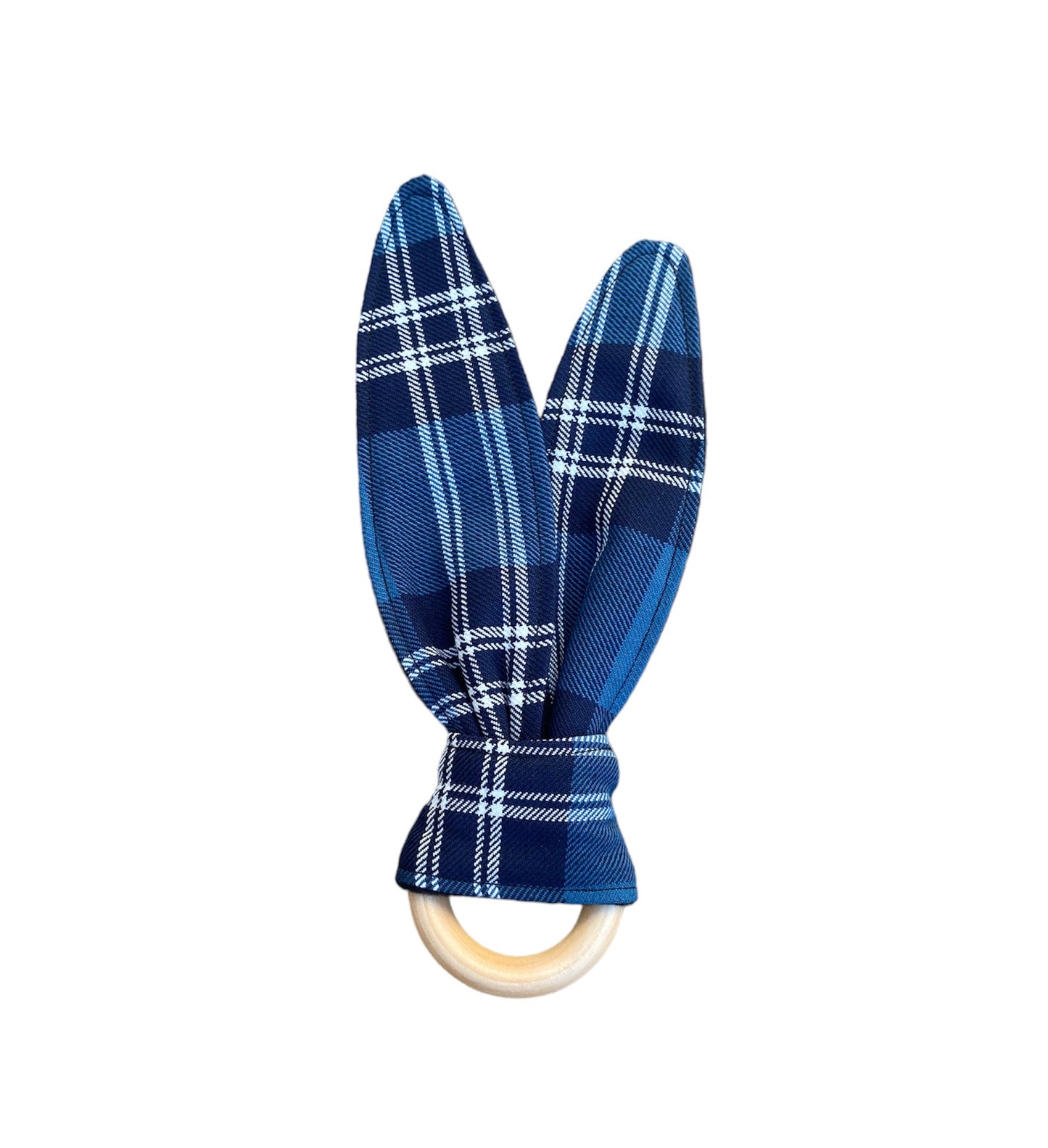 St Andrews Tartan Bunny Ear Teether
